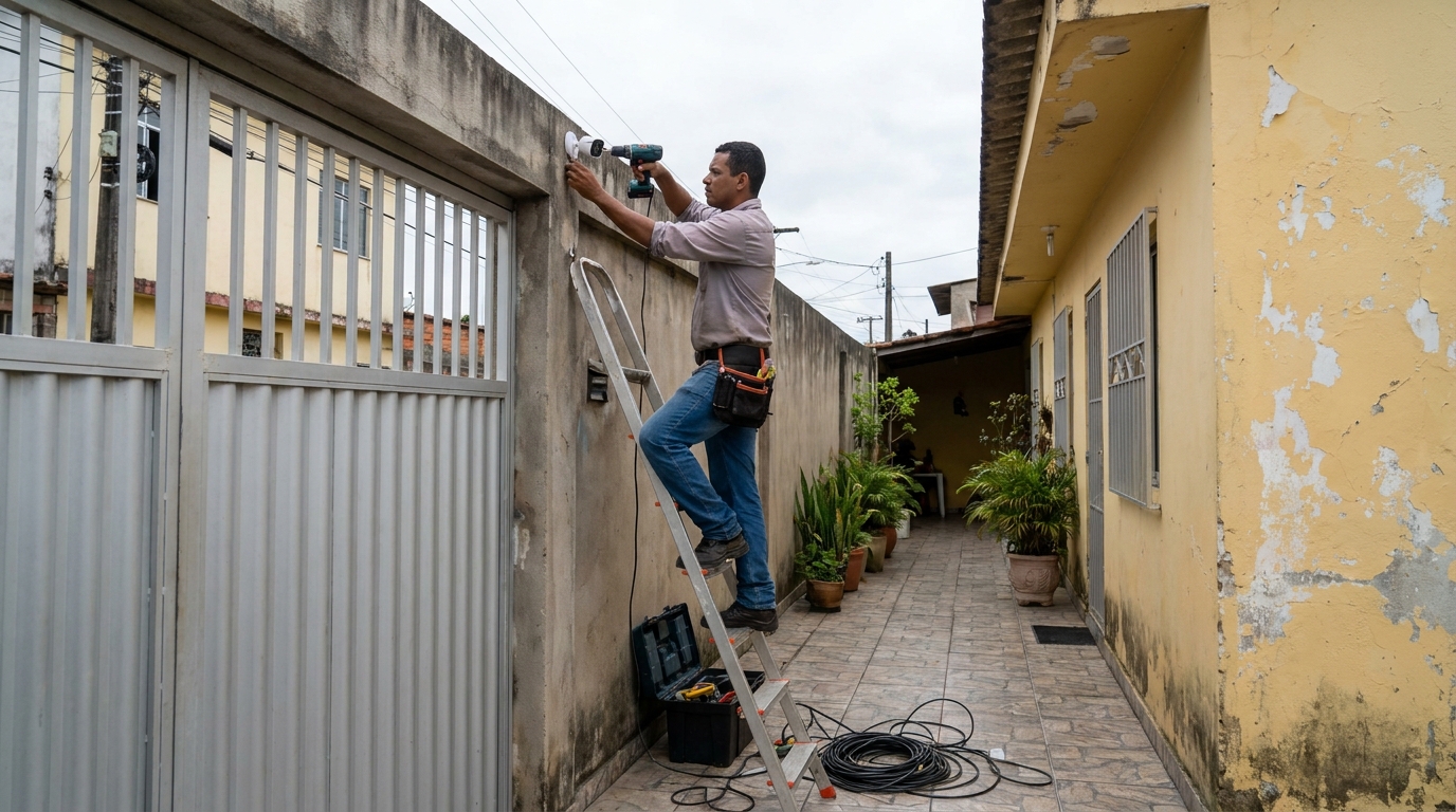 Instalacao de cameras de seguranca profissional em Ipatinga‑MG