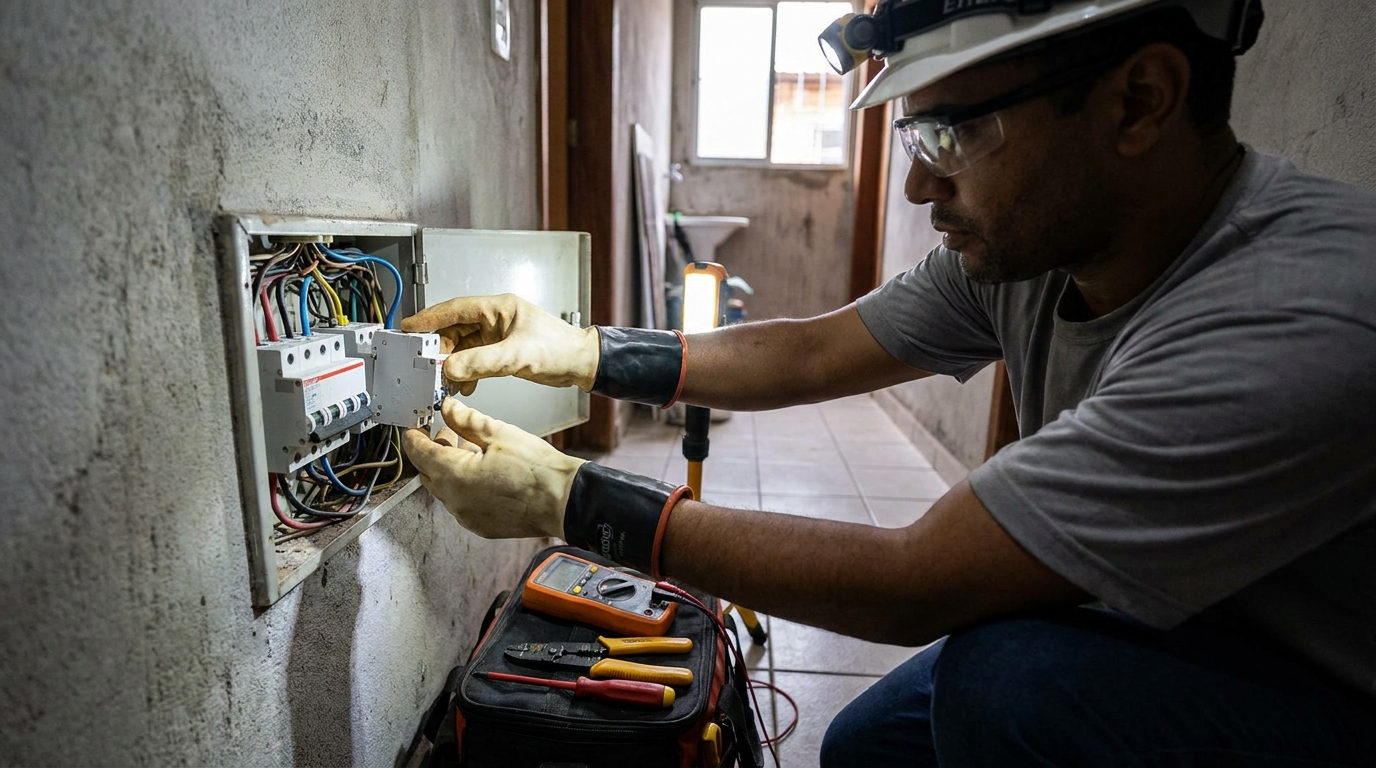 Instalacao de disjuntor profissional em Ipatinga‑MG