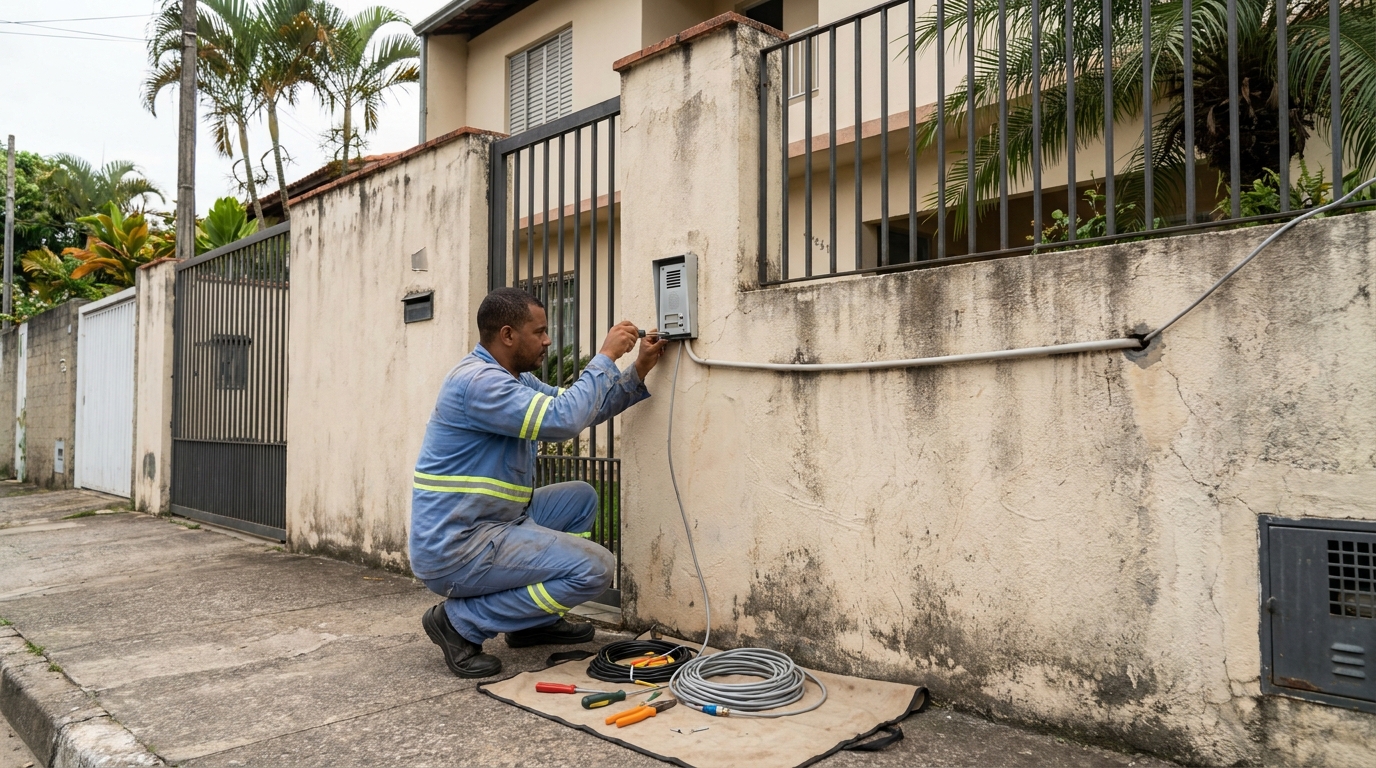 Instalacao de video porteiro em Ipatinga‑MG